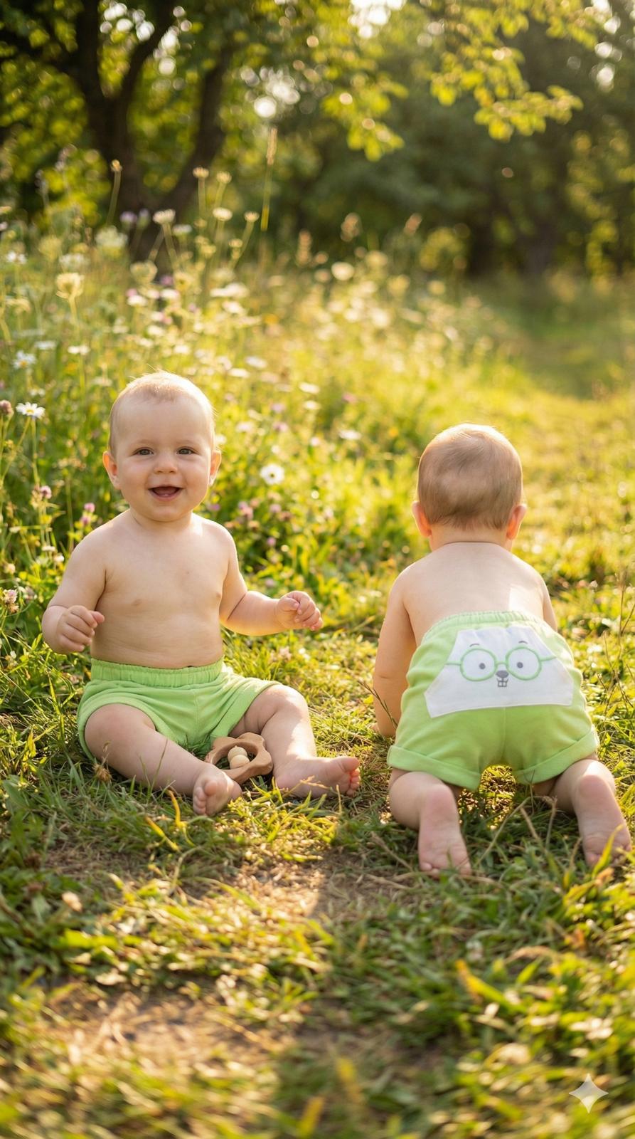 Bermuda De Punto De Bebé Niño