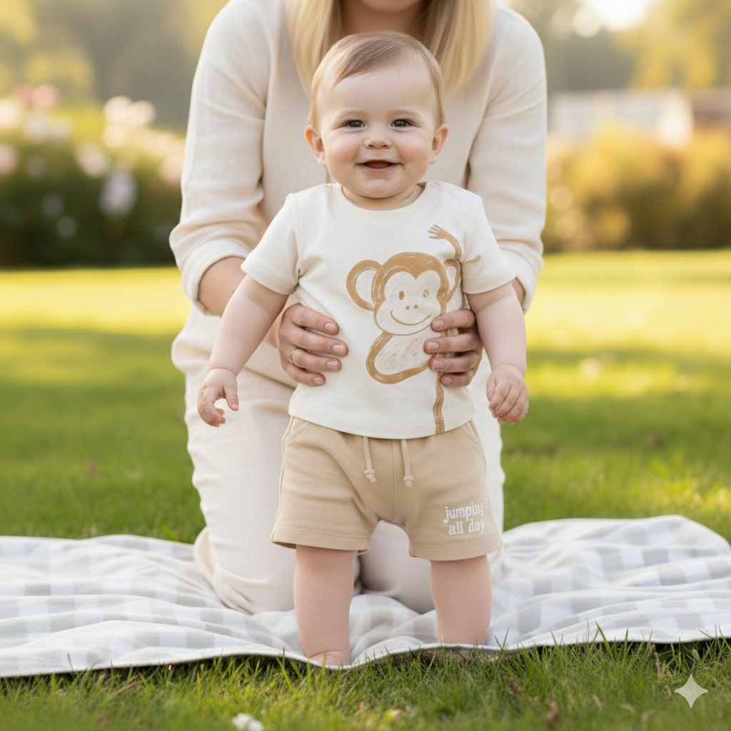 Conjunto Camiseta bermuda Bebé Niño