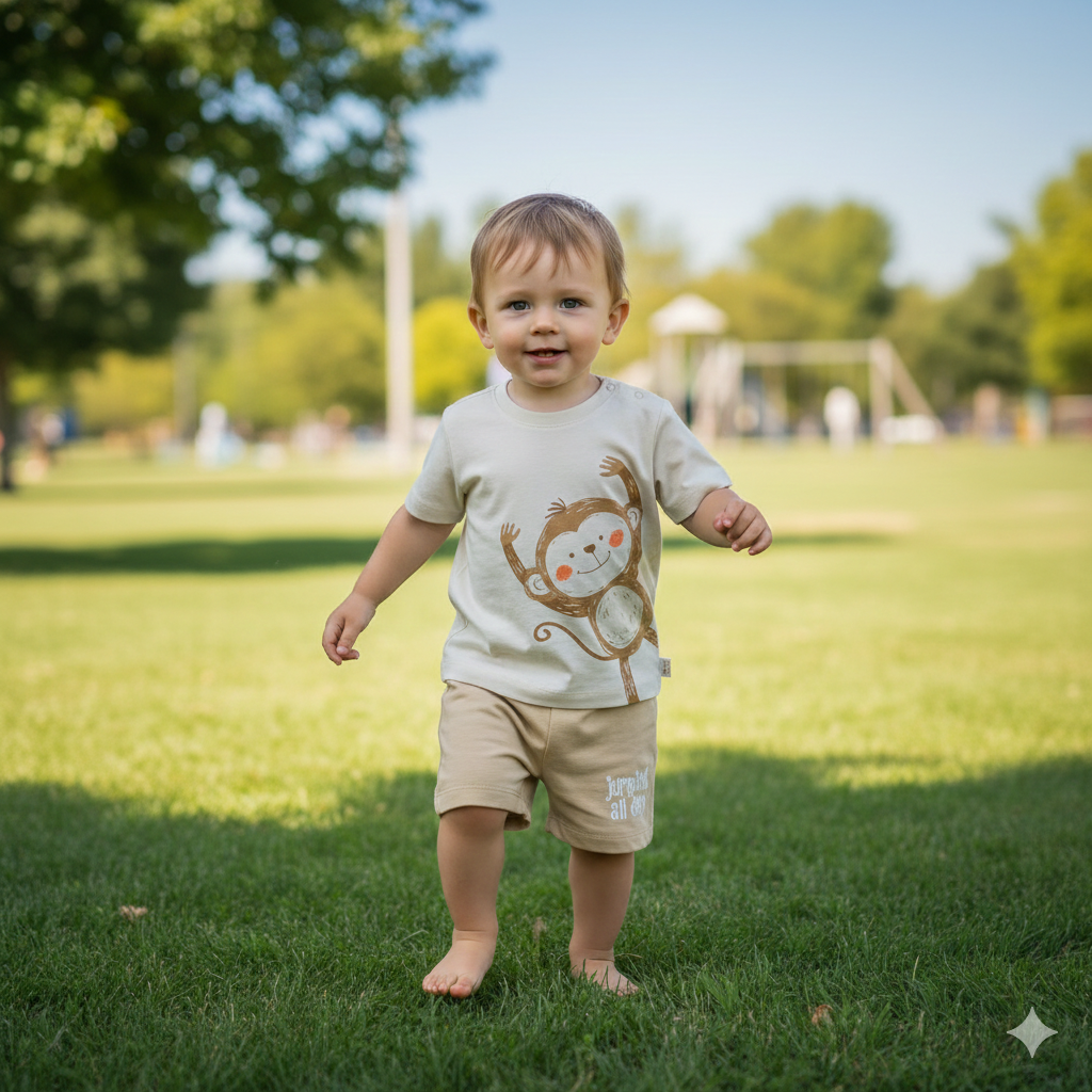 Conjunto Camiseta bermuda Bebé Niño