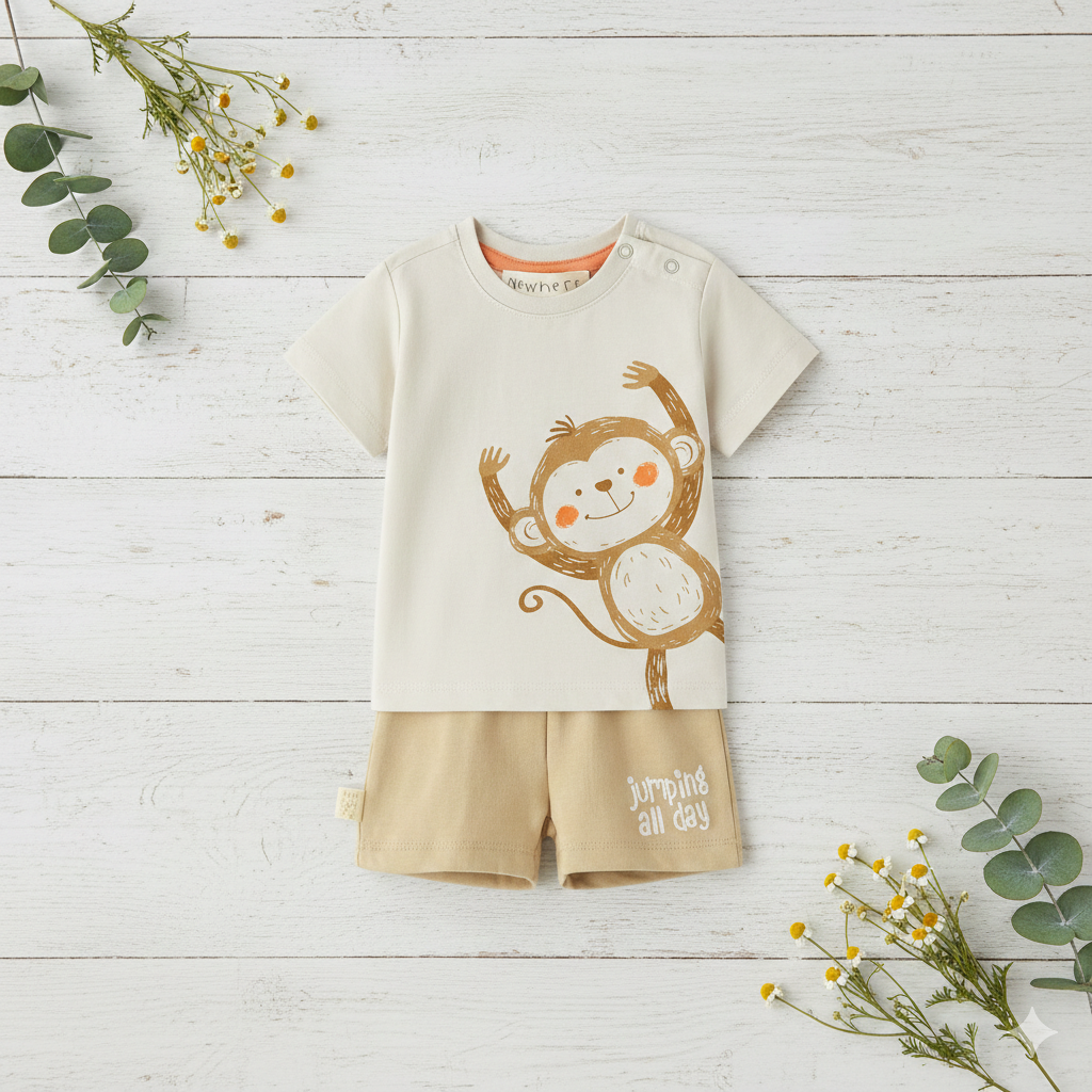 Conjunto Camiseta bermuda Bebé Niño