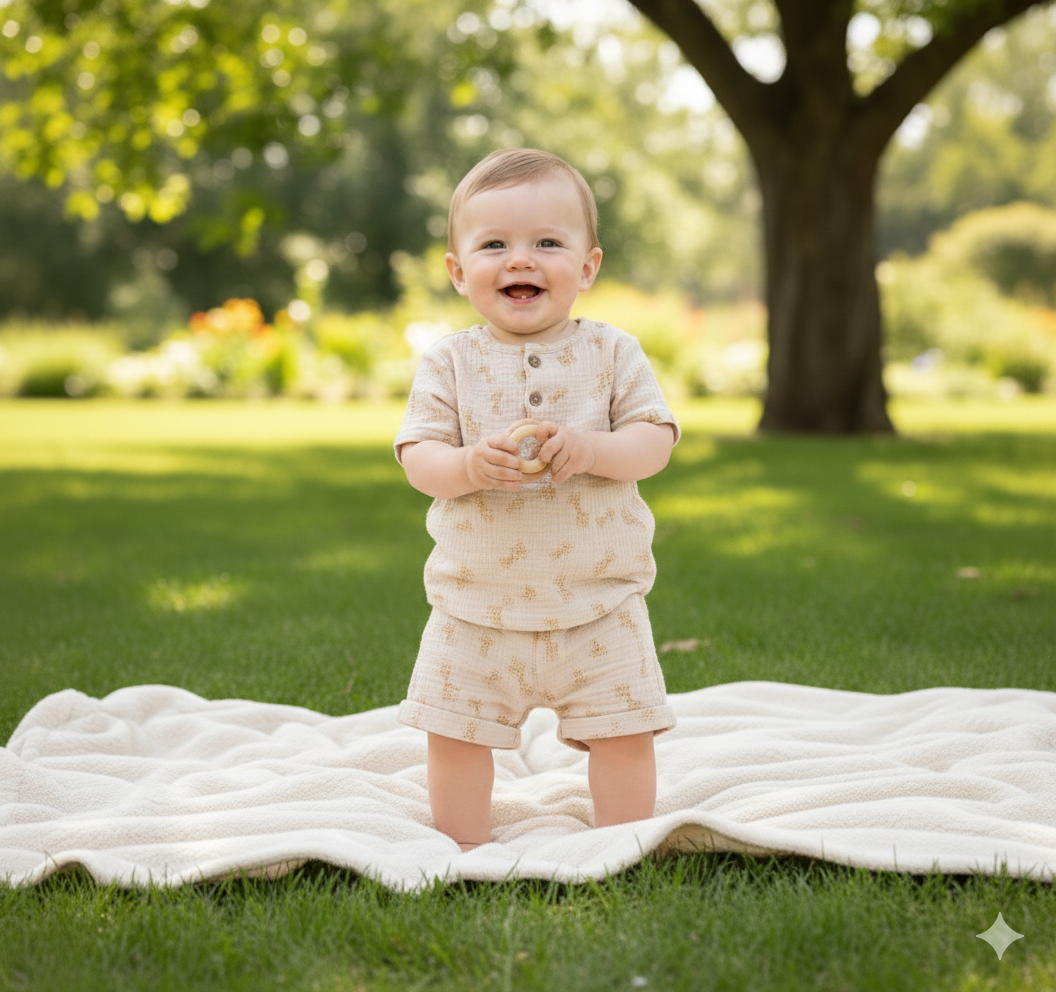 Camiseta  Jirafas  Bebé Niño