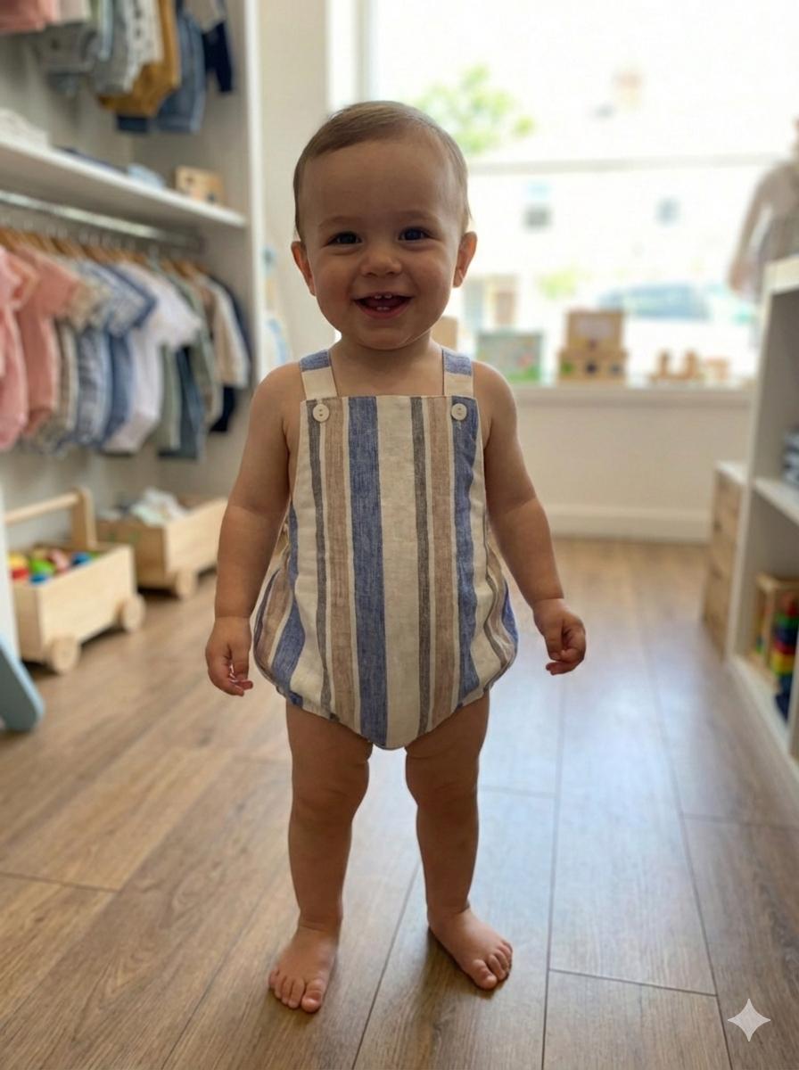 Peto de Bebé Niño Rayas