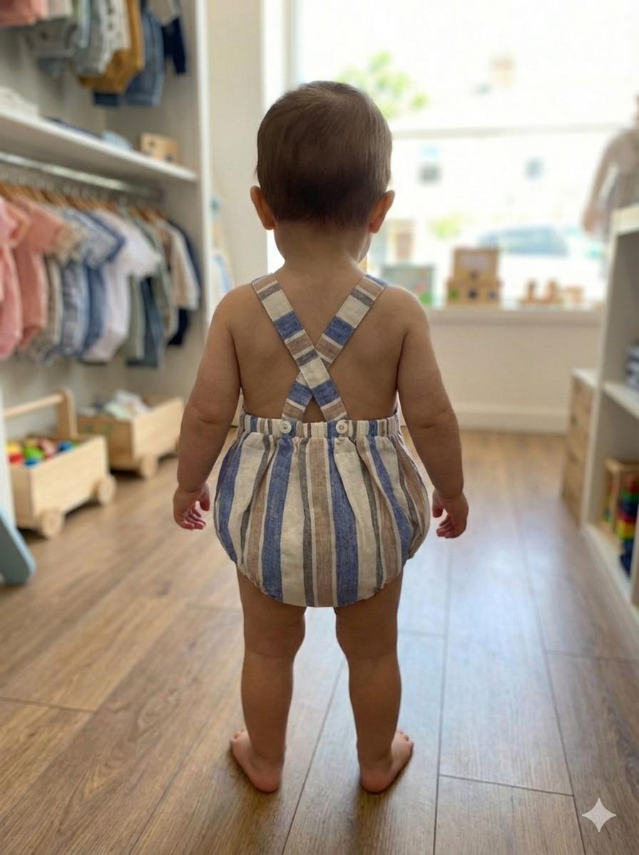 Peto de Bebé Niño Rayas