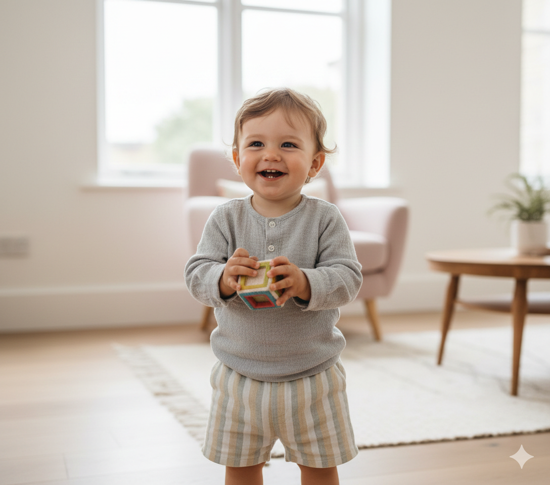 Conjunto Camisa Bermuda Bebé Niño