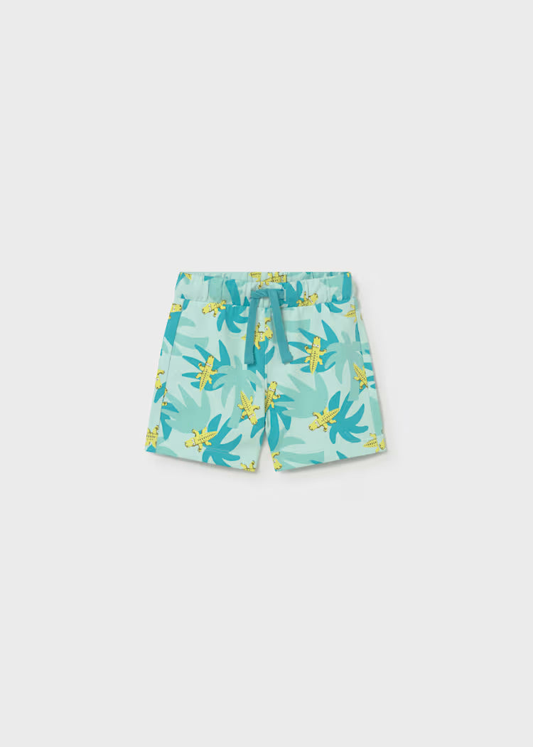 Bermuda de bebé estampada