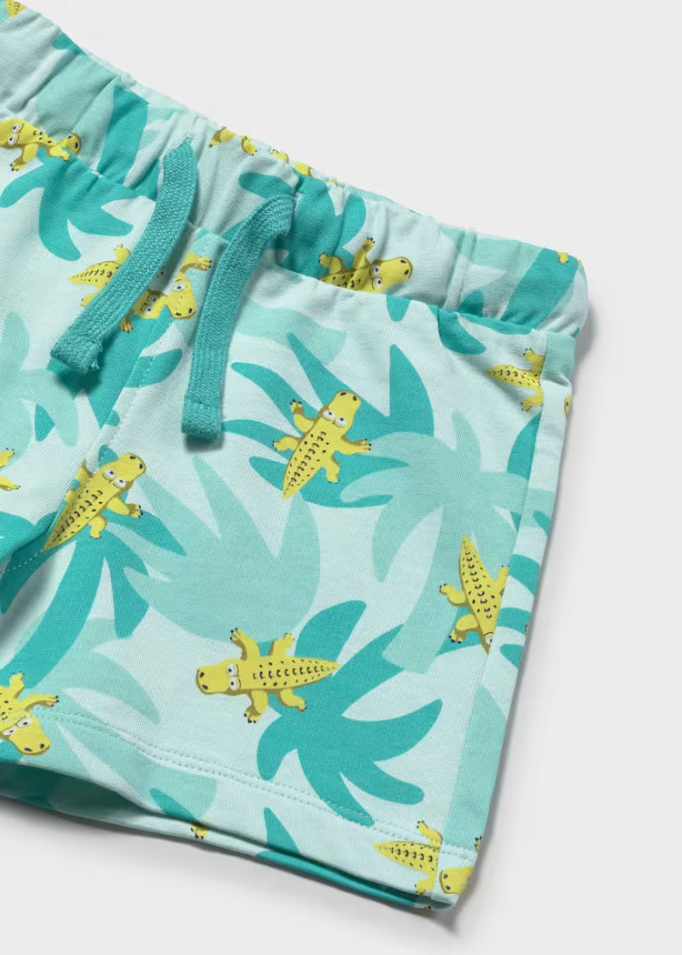 Bermuda de bebé estampada