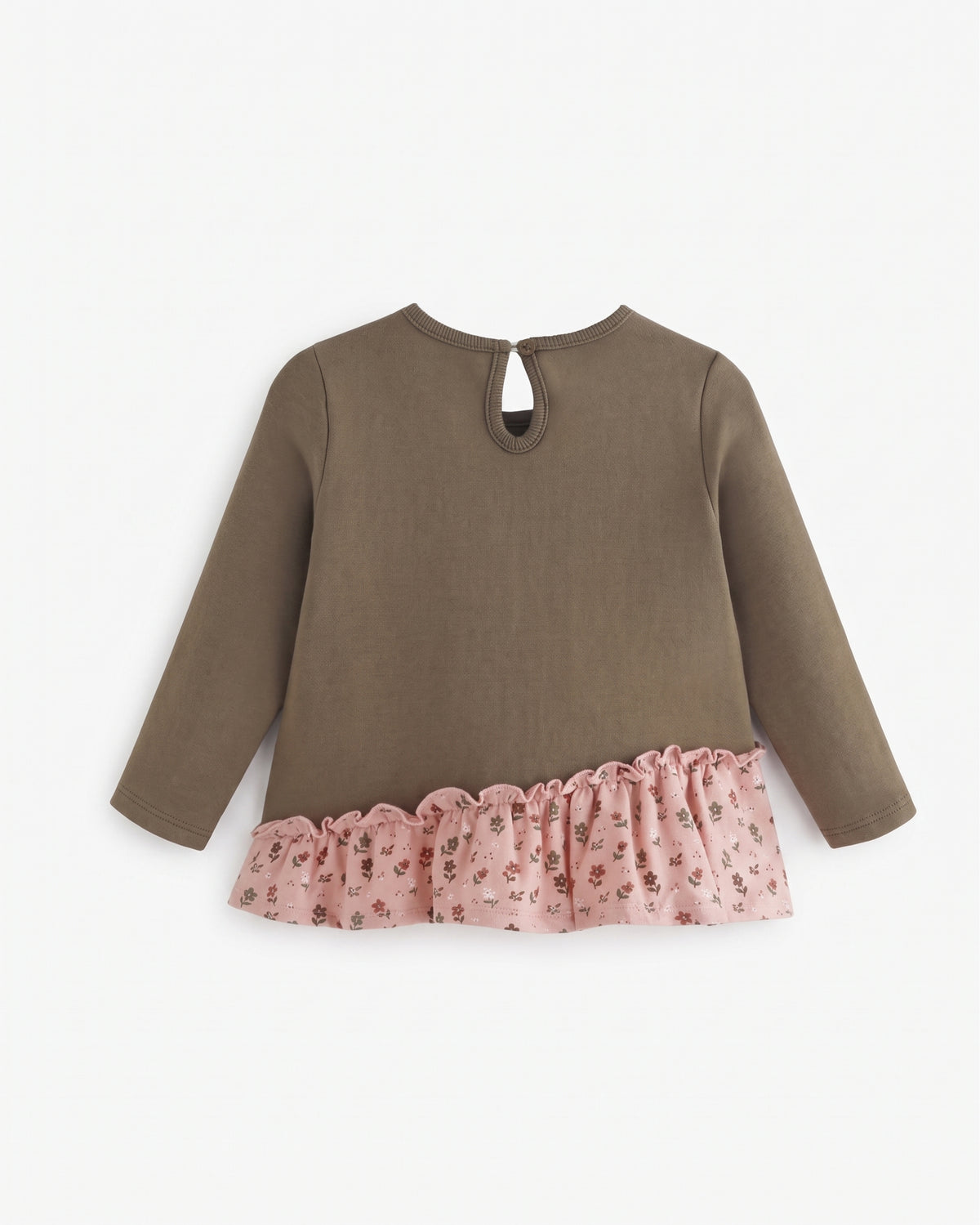 Sudadera flores bebé niña