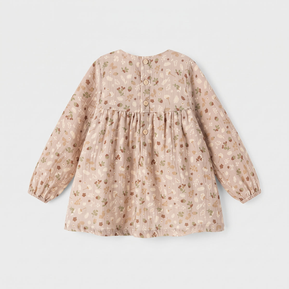Vestido manga larga bebé niña