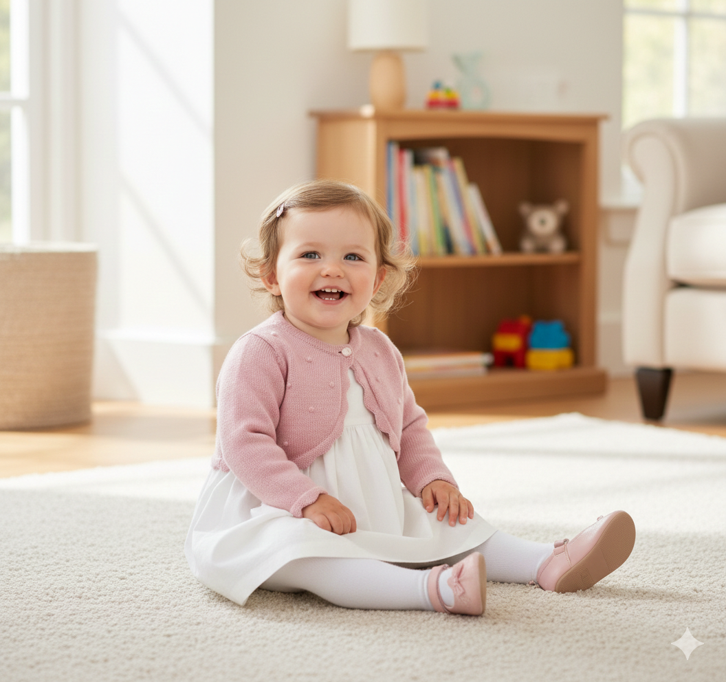 Chaqueta Torera Niña Rosa Empolvado