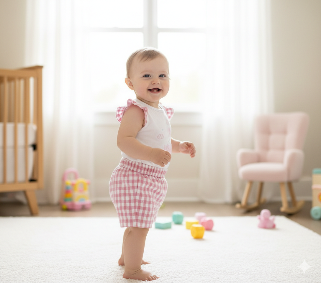 Pantalón Corto Bebé Niña