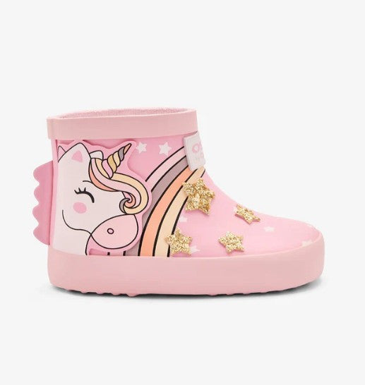 Bota De Agua Rosa Unicornio
