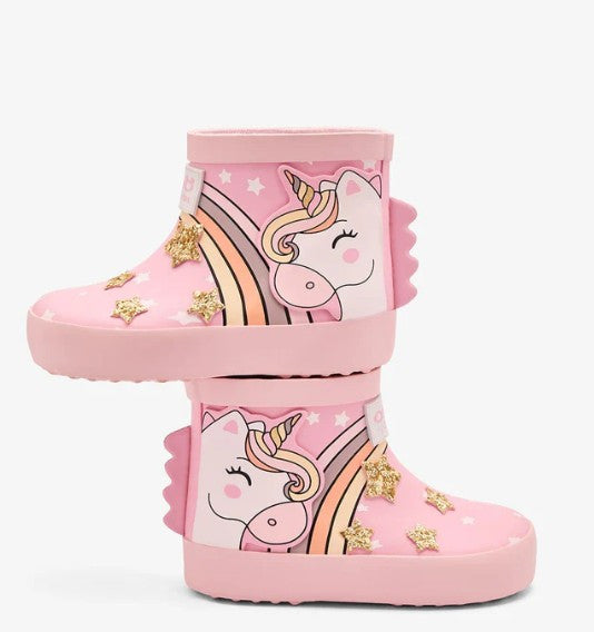 Bota De Agua Rosa Unicornio