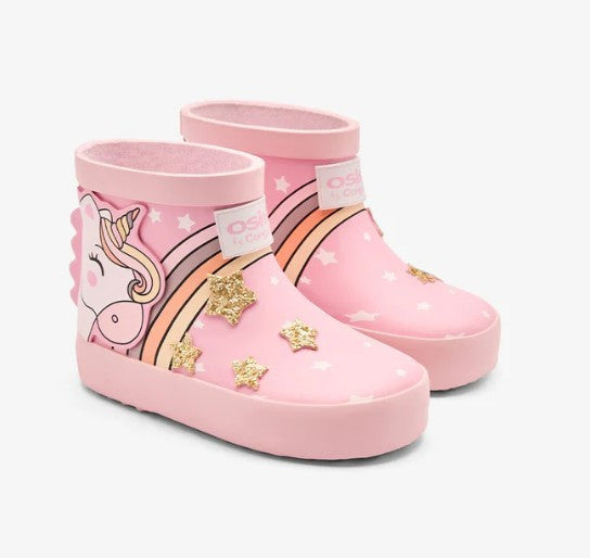 Bota De Agua Rosa Unicornio