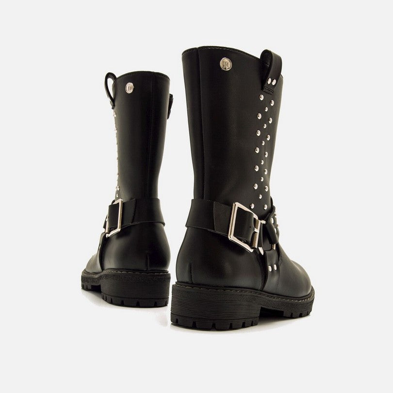 Bota Militar Con Tachuelas