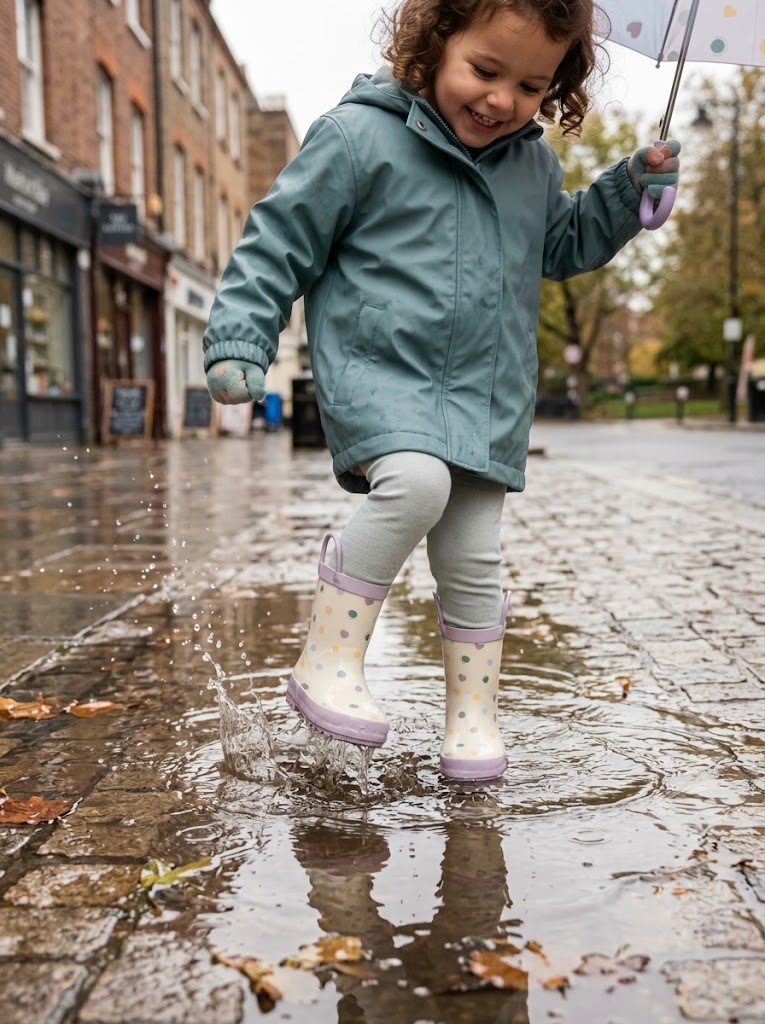 Botas de agua estampadas