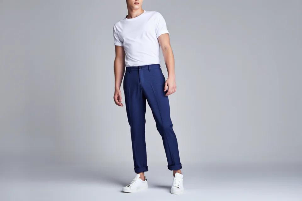 Pantalon Largo De Tejido