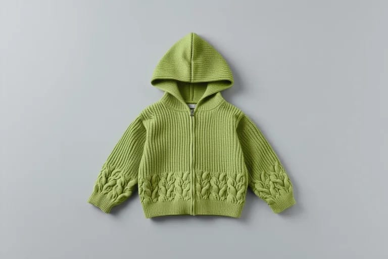 Canguro Chaqueta Niña Con Cremallera