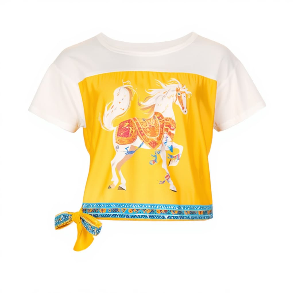 Camiseta manga corta Caballo