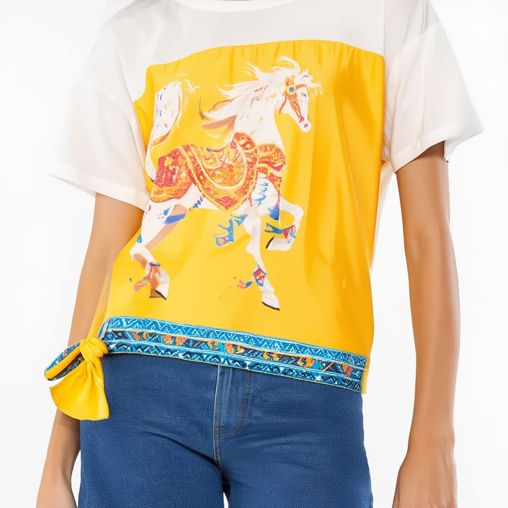 Camiseta manga corta Caballo
