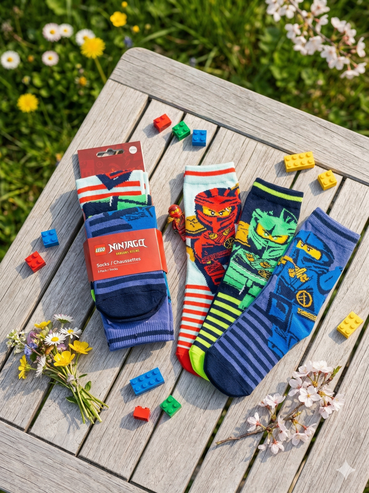 Pack 3 pares de calcetines LEGO