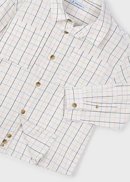 Camisa Manga Larga Cuadros