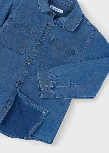 Camisa Manga Larga Denim