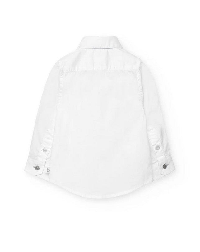 Camisa Oxford Manga Larga De Niño