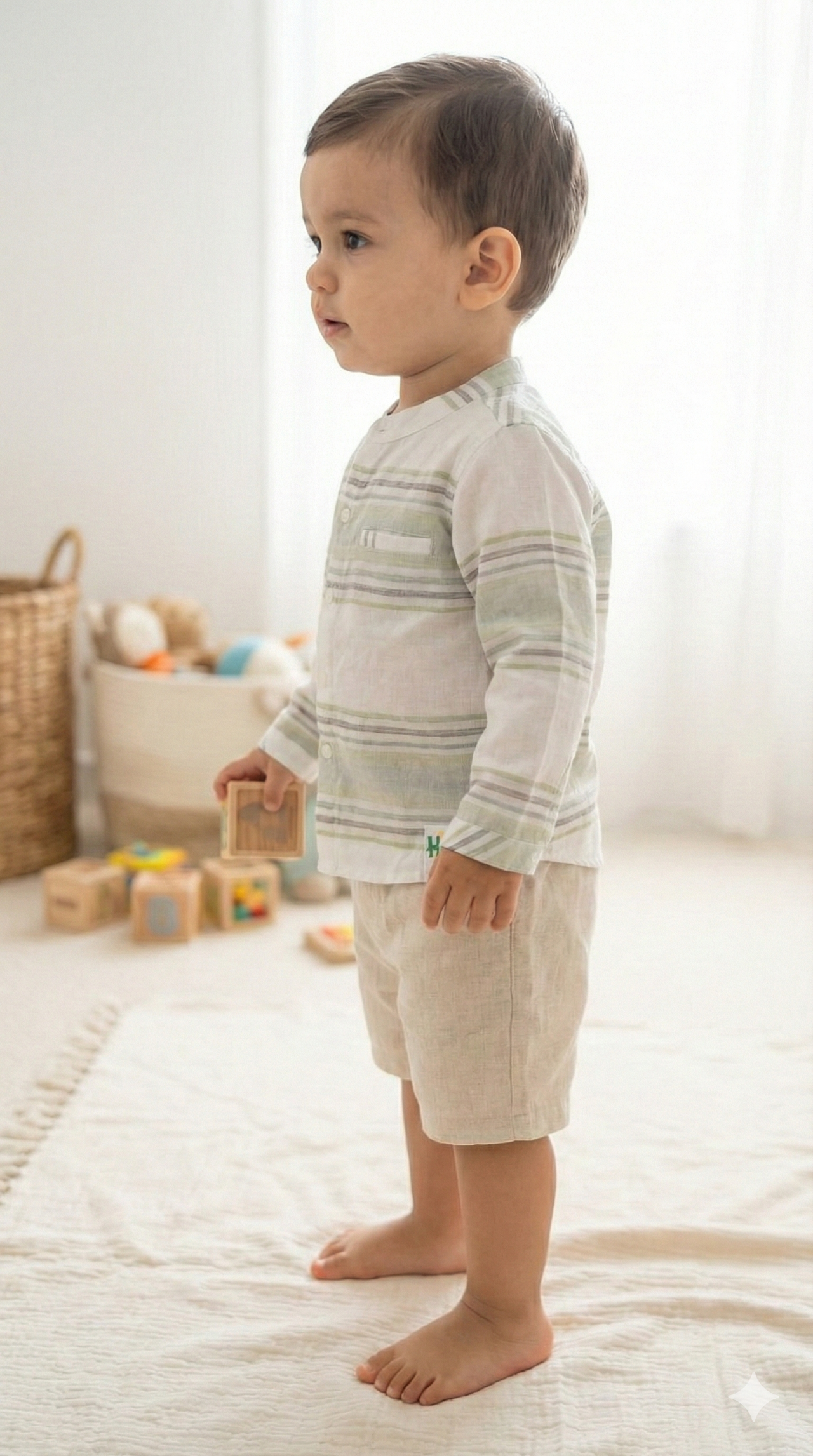 Camisa Manga Larga De Bebé Niño