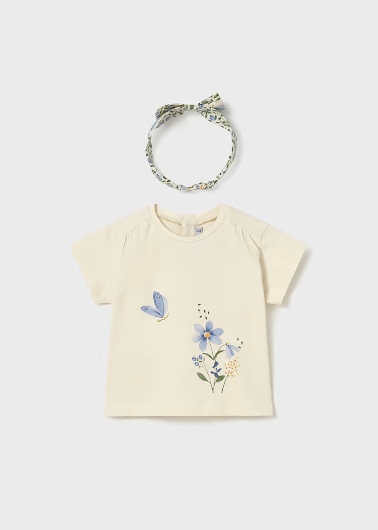 Camiseta manga corta con diadema
