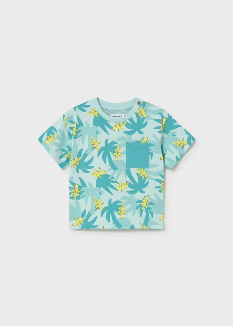Camiseta manga corta estampada