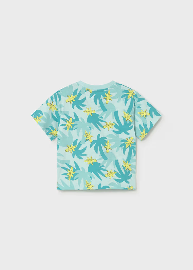 Camiseta manga corta estampada