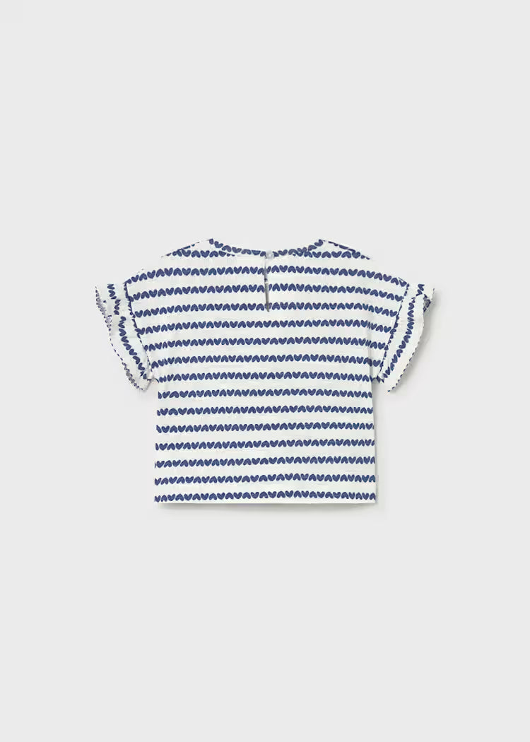 Camiseta manga corta estampada
