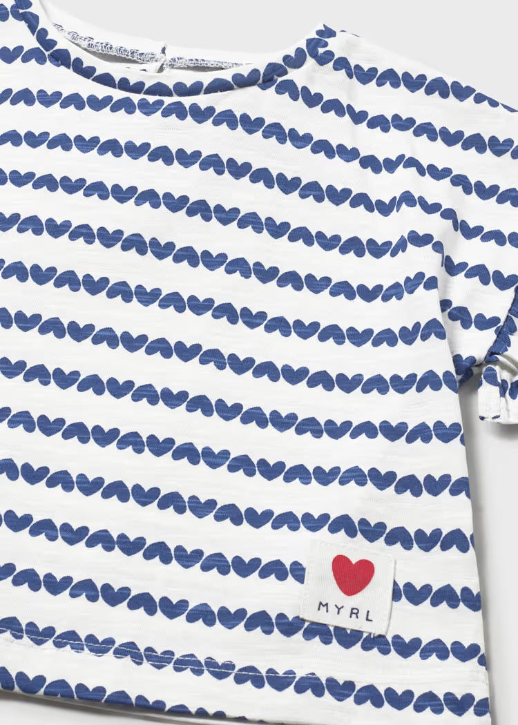 Camiseta manga corta estampada