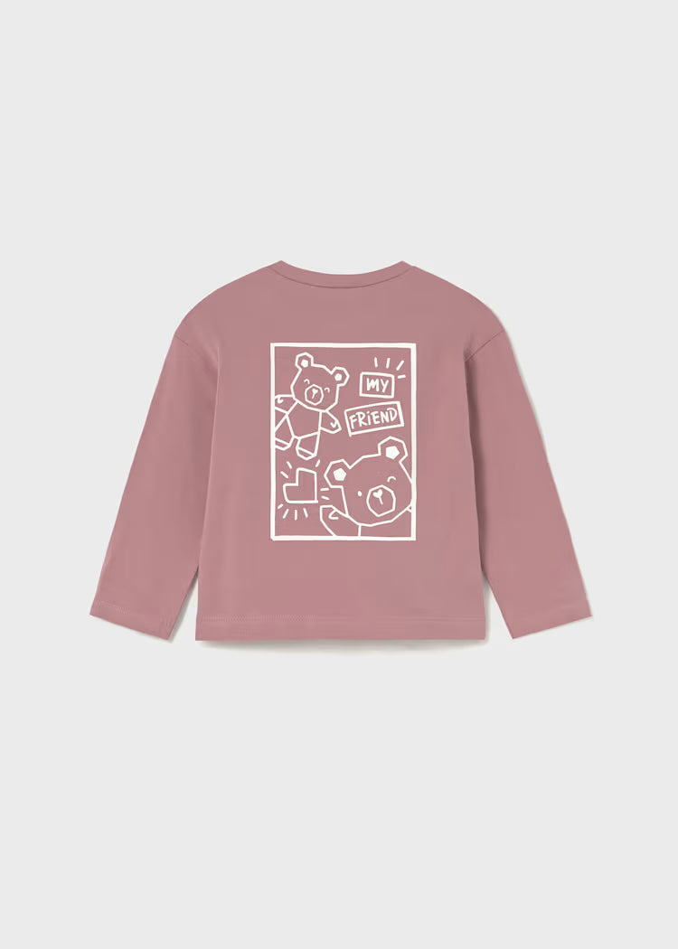 Camiseta Manga Larga Print Espalda
