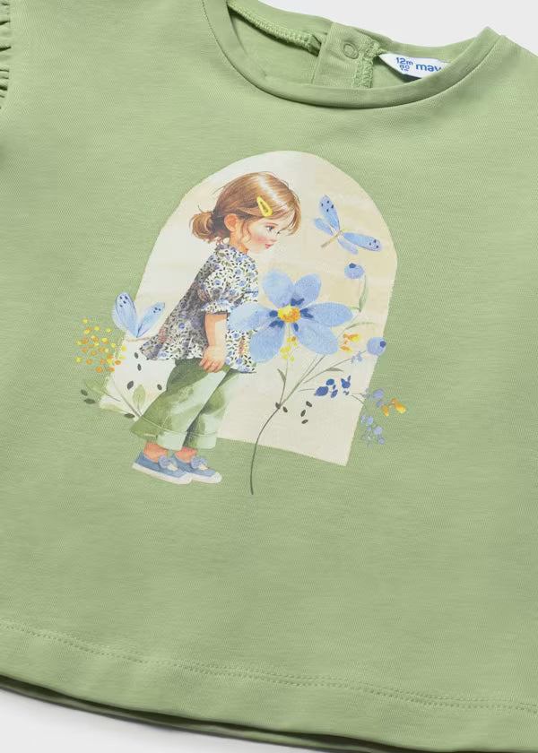 Camiseta manga corta grafica