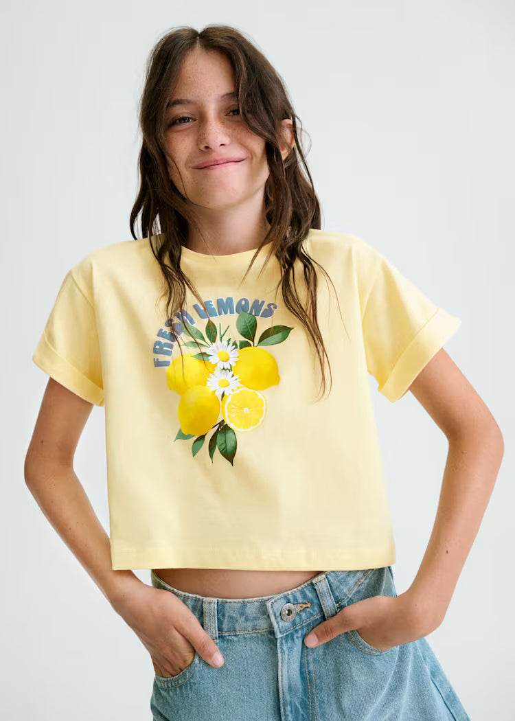 Camiseta manga corta grafica