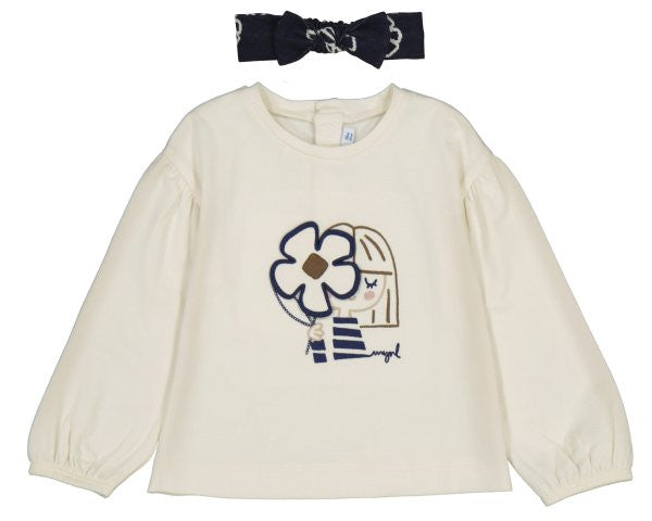 Camiseta Manga Larga Con Diadema