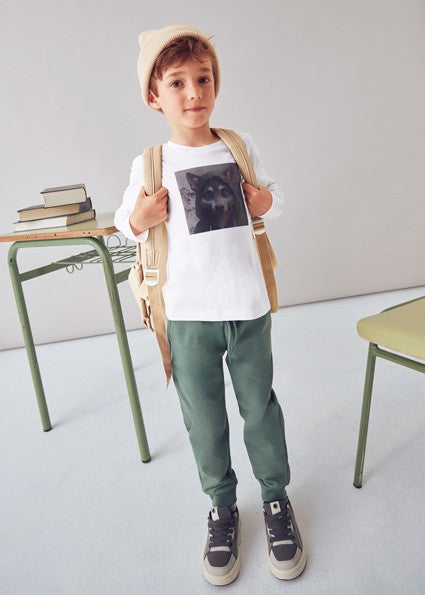 Camiseta manga larga estampado lenticular niño