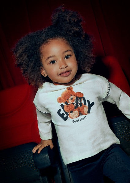 Camiseta Manga Larga Oso