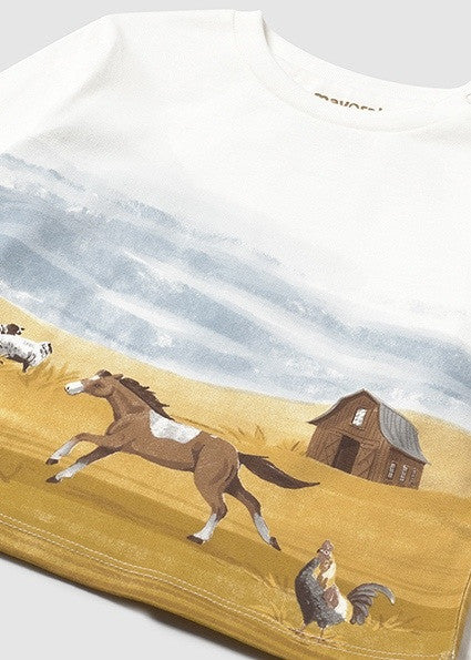 Camiseta Manga Larga Paisaje