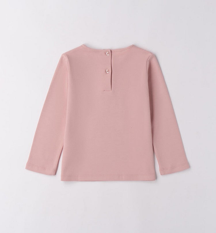 Camiseta Manga Larga Rosa