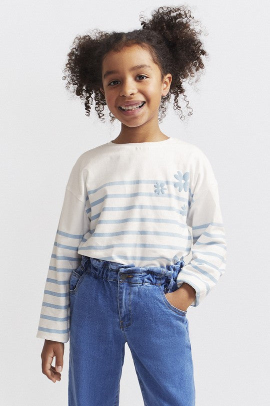 Camiseta Niña Flores