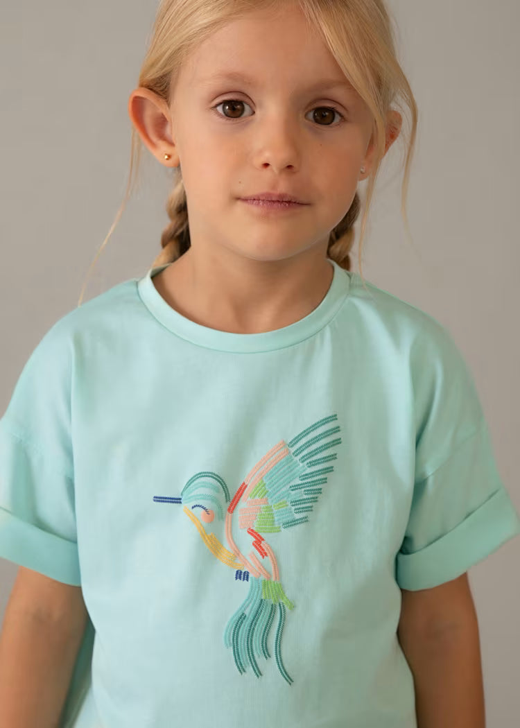 Camiseta corte recto niña