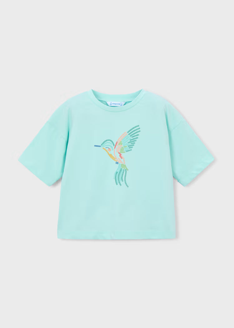 Camiseta corte recto niña
