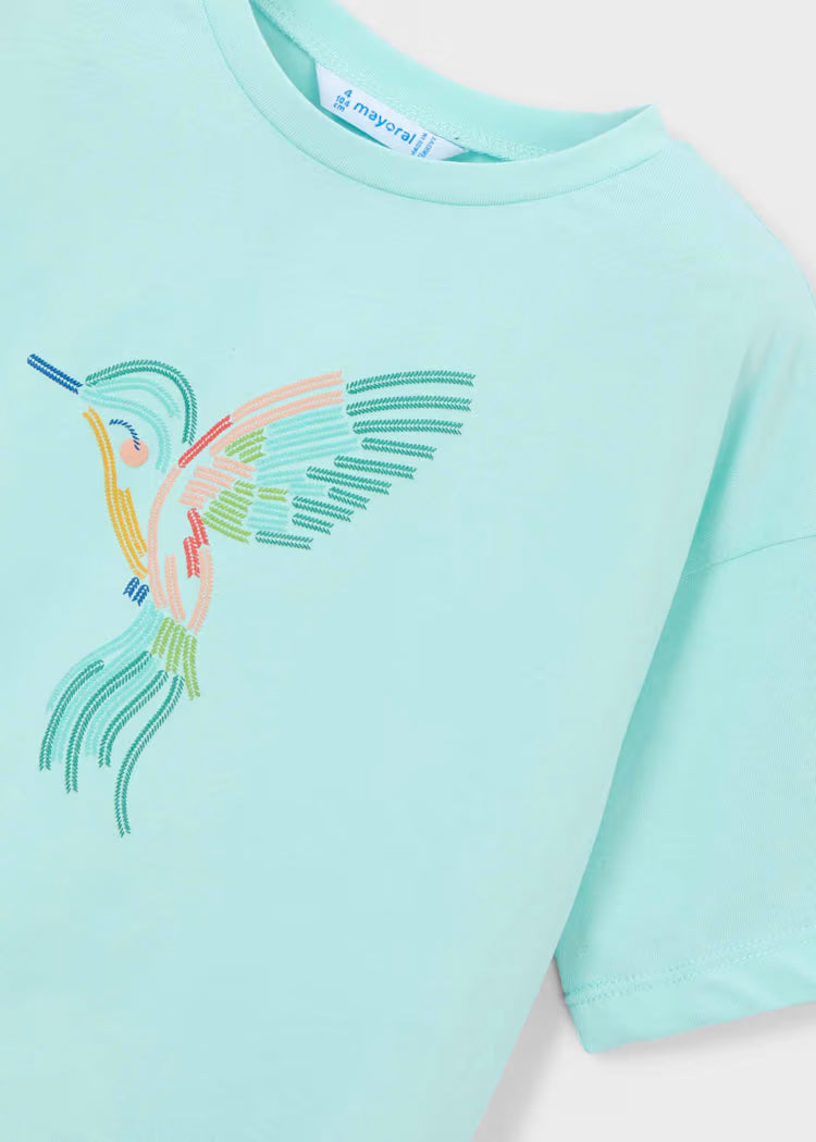 Camiseta corte recto niña