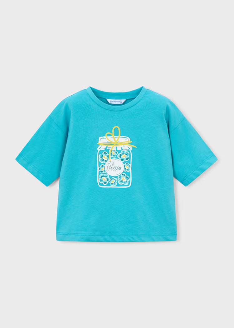 Camiseta corte recto niña