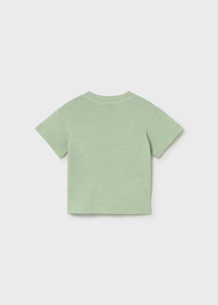 Camiseta manga corta punto estructura