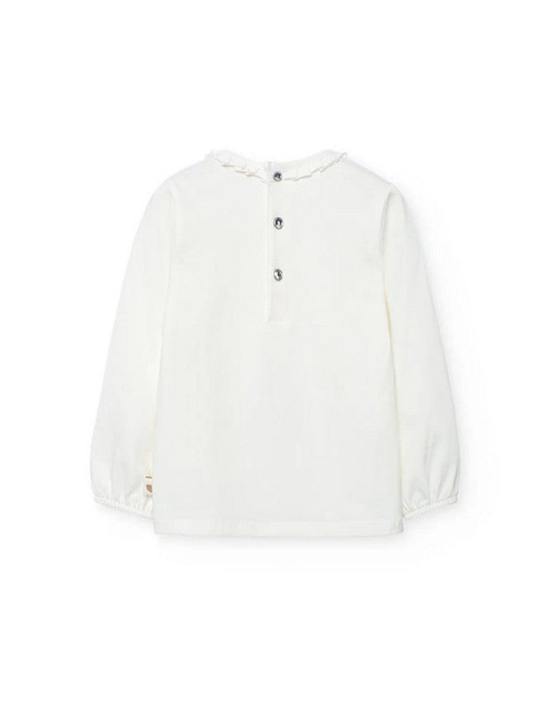 Camiseta Punto Elástico De Niña