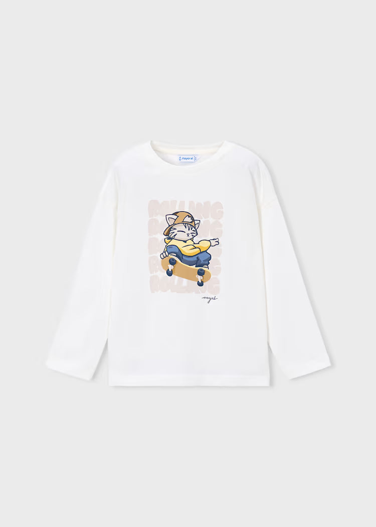 Camiseta manga larga rolling niño