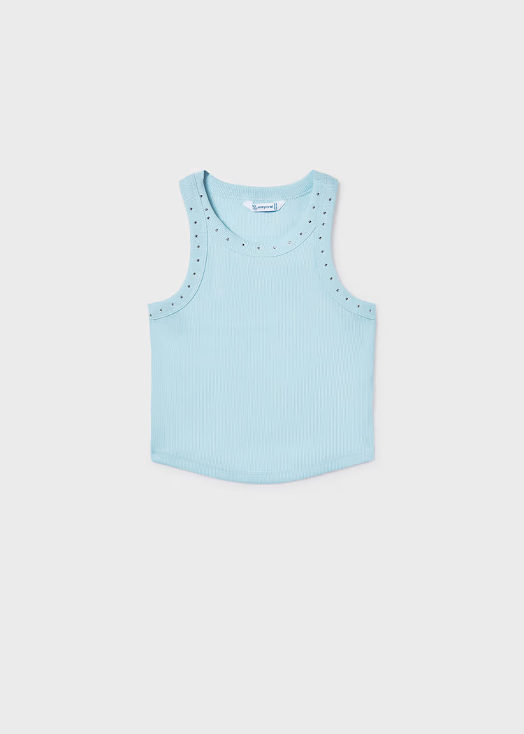 Camiseta tirantes canale con tachuelas